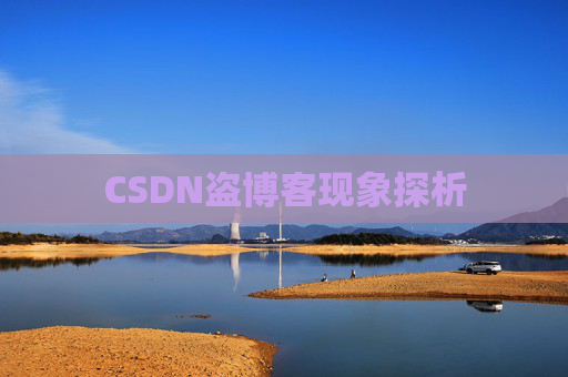 CSDN盗博客现象探析 CSDN盗博客现象探析